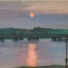 Sunset on Kiev's River, 1960s